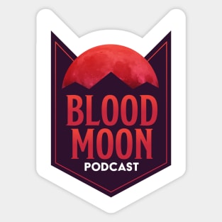 Blood Moon Podcast Logo Sticker